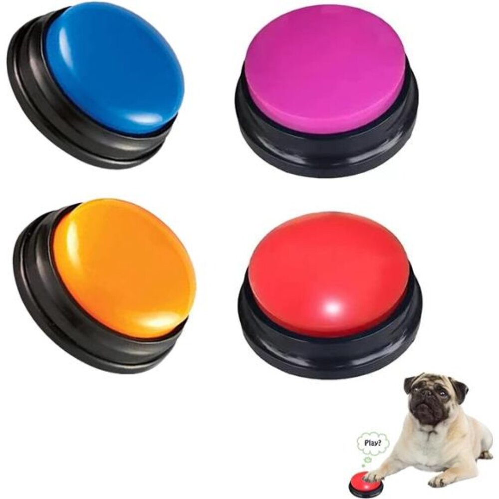 Voice Recording Button for Communication Pet Training Buzzer, 30 Second Record